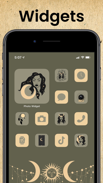 Screenshot #2 pour Photo Widget - Aesthetic Icons