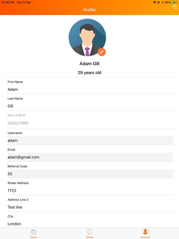 Happy Birthday 2 Me iPad screenshot 5 - Business app