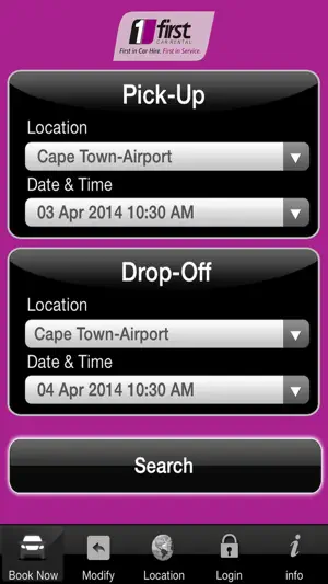 First Car Rental Booking App screenshot 2