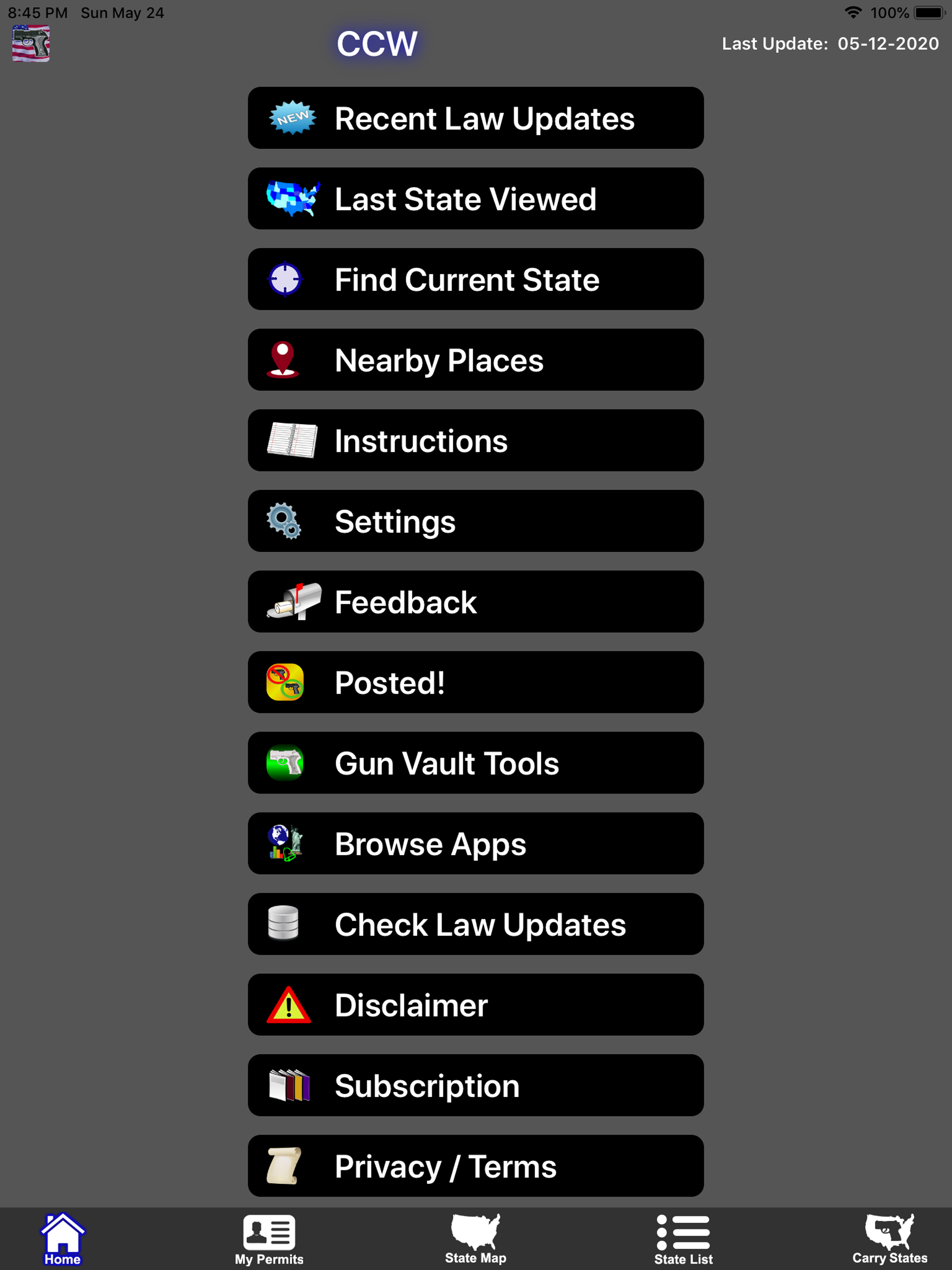 CCW – Concealed Carry 50 State