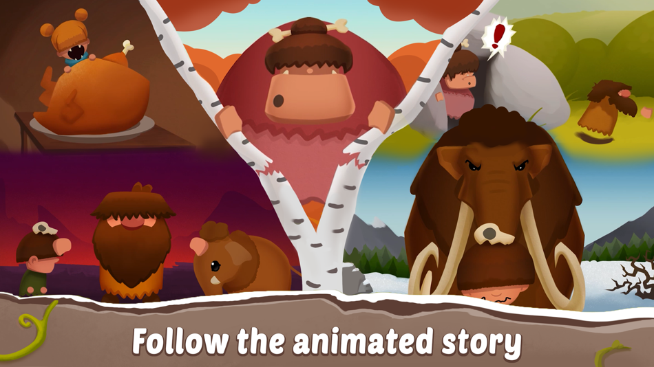 #1. Grugs: Caveman Platformer (iOS) 由: FUNTAPTIC STUDIO SRL