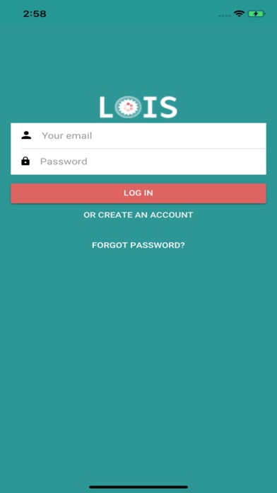 LOIS Safety App Screenshot