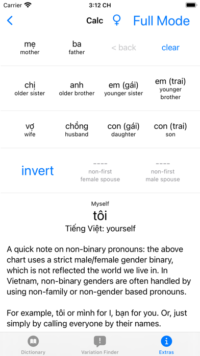 Caukie Vietnamese dictionary Screenshot