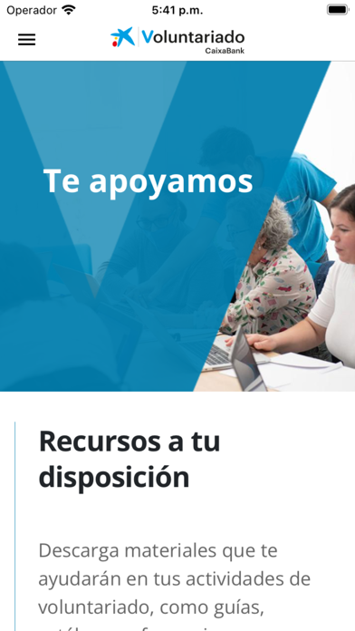 Voluntariado CaixaBank Screenshot
