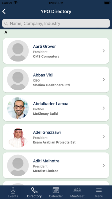 YPO Emirates Screenshot