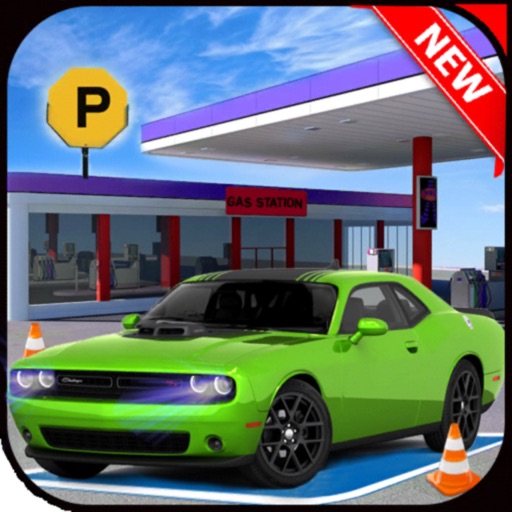Gas Station Parking: Car Games icon