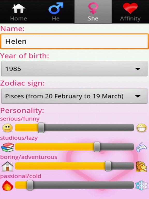 Screenshot #5 pour Love Affinity Test