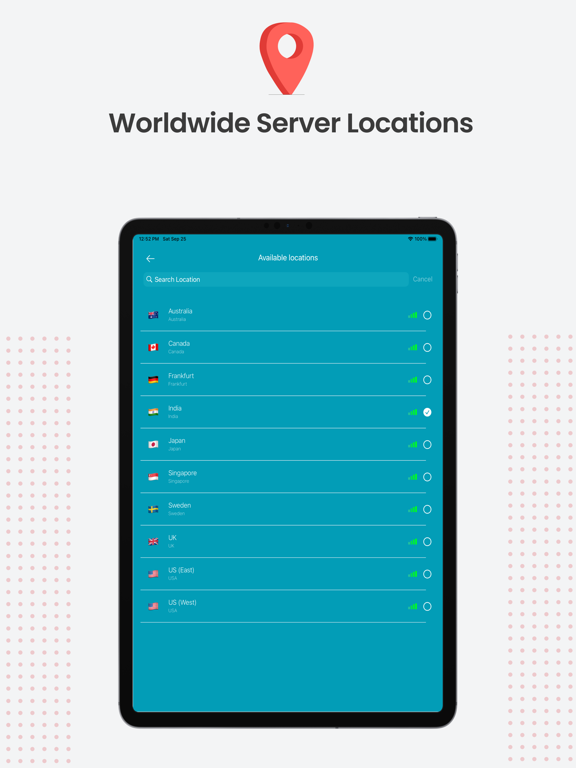 Screenshot #5 pour Super Unlimited VPN for iPhone
