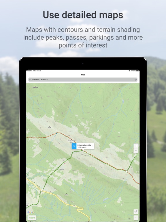 Hiking Map Polandのおすすめ画像3