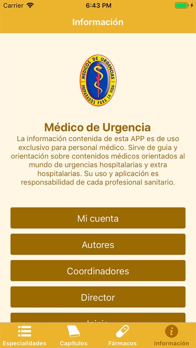 Médico de Urgencias iPhone screenshot 6 - Medical app
