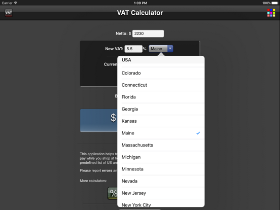 Screenshot #6 pour VAT Calculator