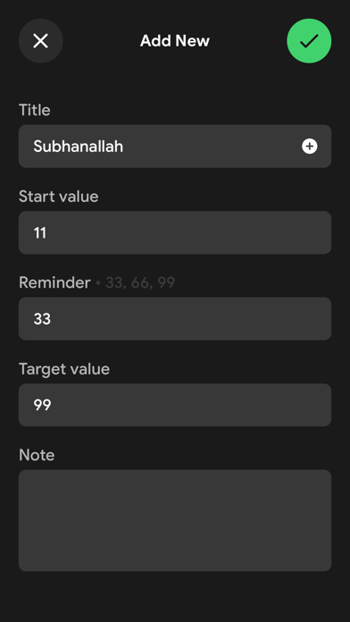 Tasbih Counter Pro: Dhikr App Screenshot