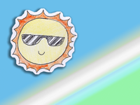 Kawaii Summertime Stickers