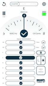 Braw Bagpipe Tuner screenshot