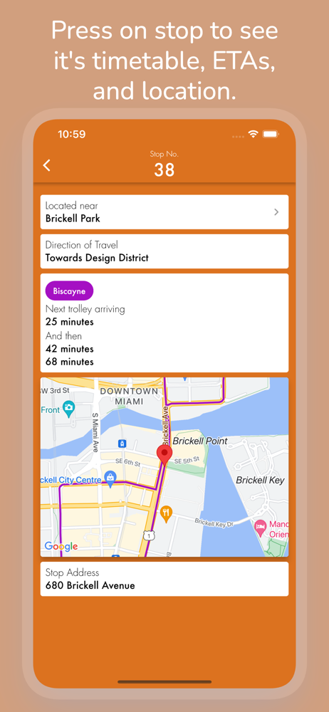 Miami Trolley Tracker screenshot 3