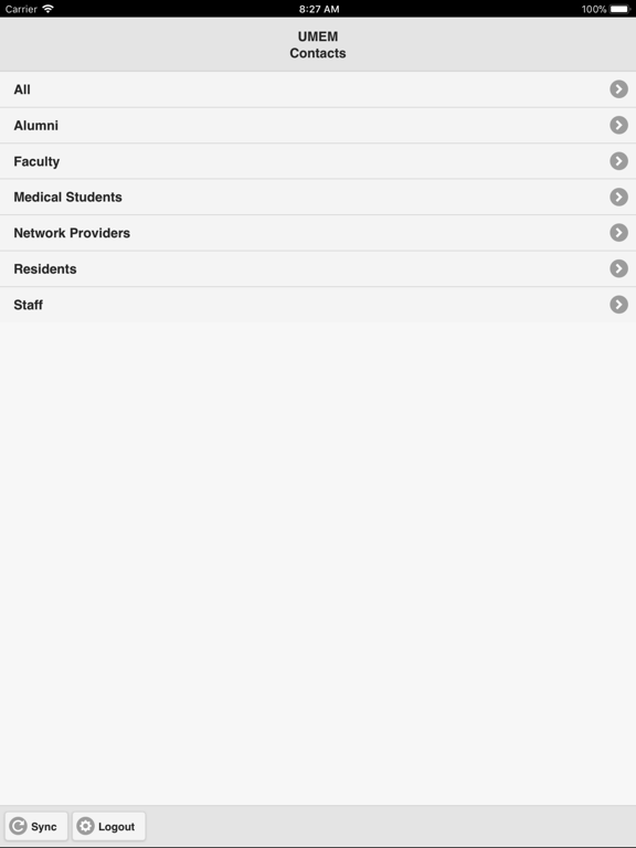 Screenshot #6 pour UMEM Contacts
