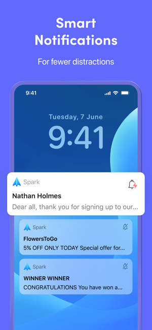 ‎Spark Mail + AI: Email Inbox Screenshot