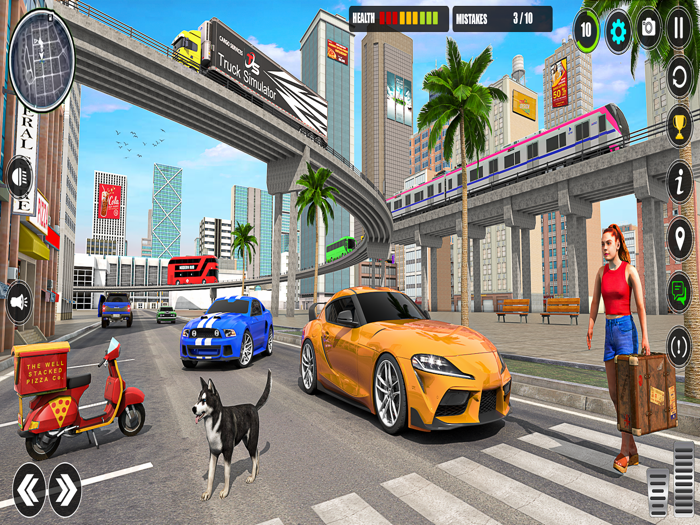 Real Car Driving School Game