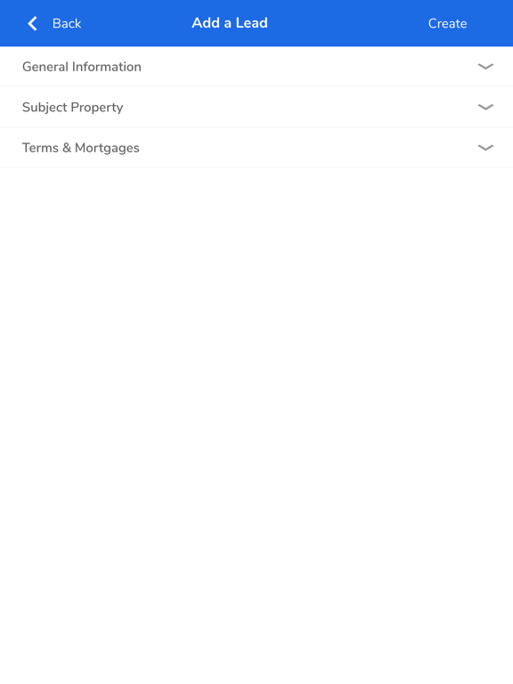 LendingPad iPad screenshot