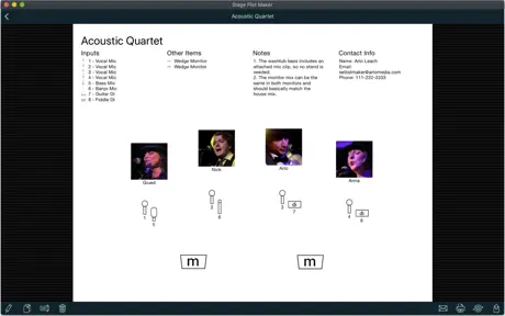Stage Plot Maker X