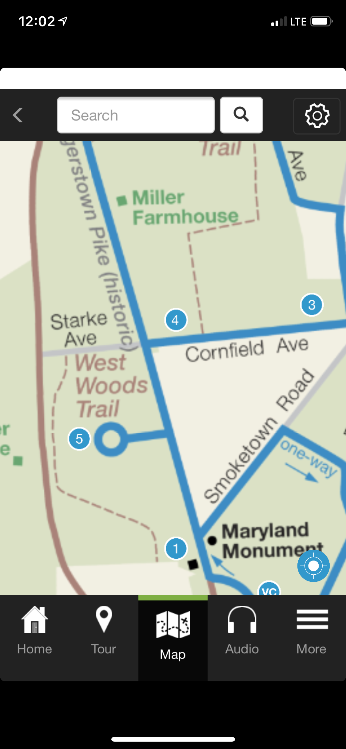 Antietam Trail Map App