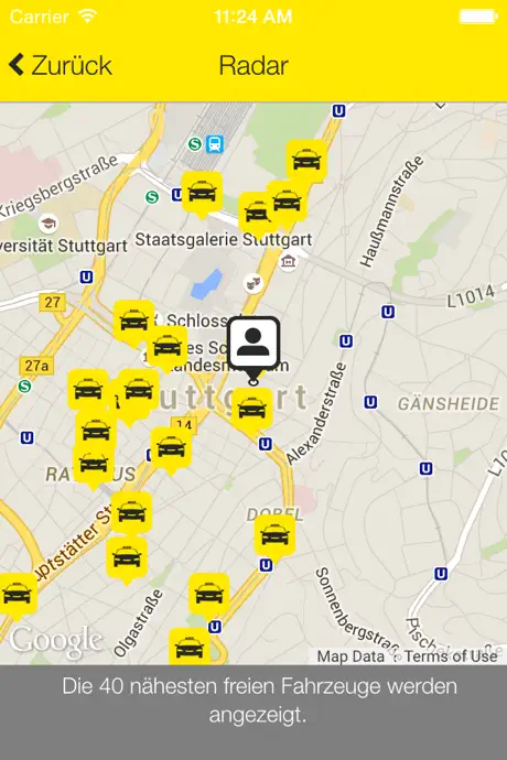 TAZ Stuttgart Taxi