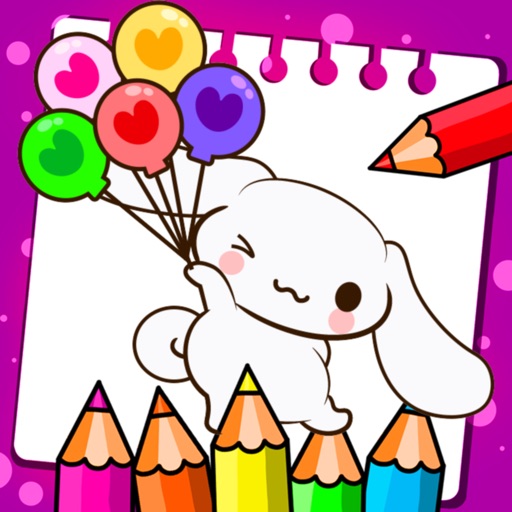 Cinnamoroll Coloring book Game iOS App