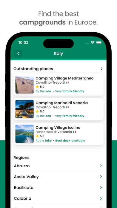 Campsite - Camping in Europe Screenshot