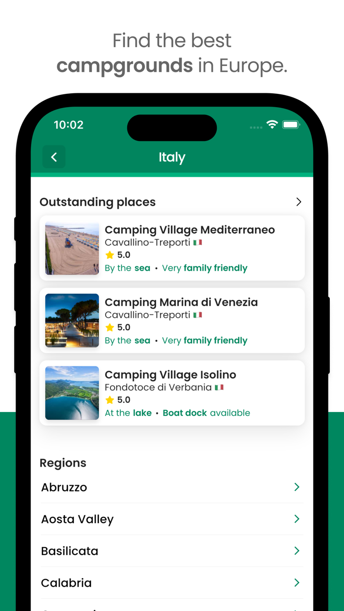 Campsite - Camping in Europe