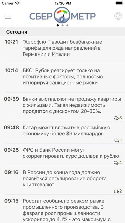 Сберометр: курс валют, доллара