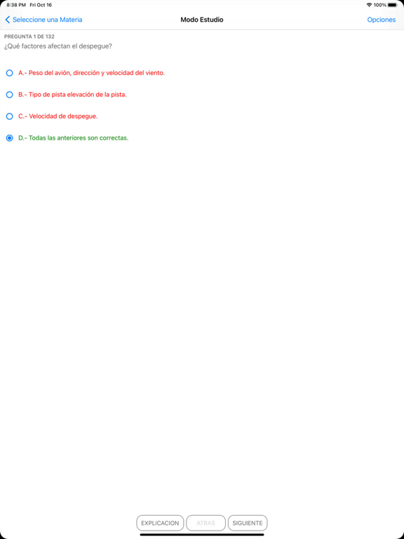 Screenshot #6 pour Preparate PPA Examen DGAC CL