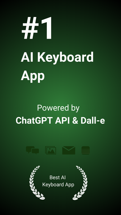 AI chat & AI art: X Keyboard Screenshot