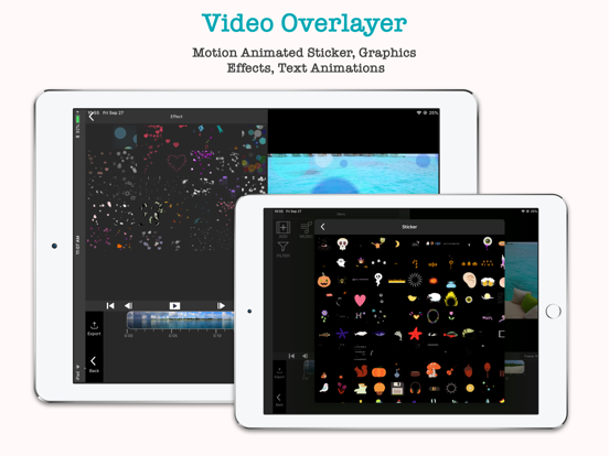 FilmIndie: INTRO MAKER VLOG YT iPad screenshot 5 - Graphics & Design app
