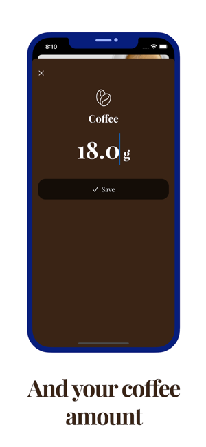 ‎Coffee Brew Ratio Calculator Screenshot