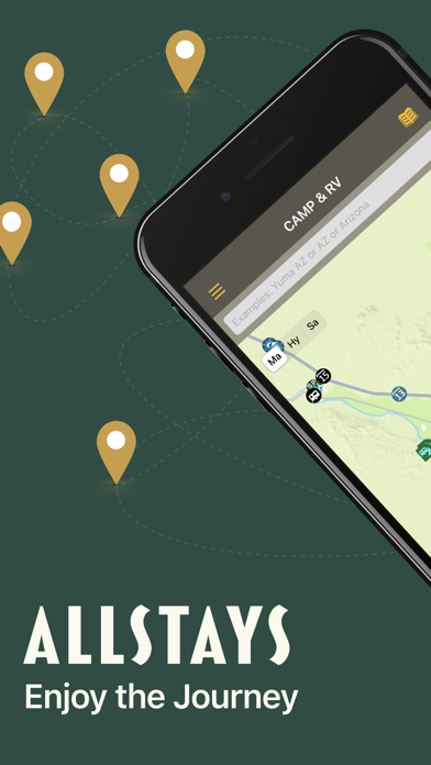 Allstays Camp & RV - Road Maps Screenshot