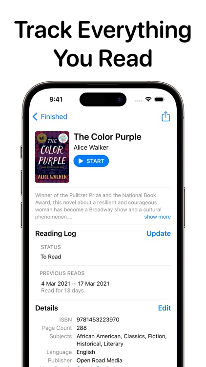 Reading List: Book Tracker