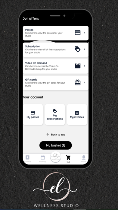 El Wellness Studio Screenshot