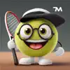 Tennis Faces Stickers delete, cancel