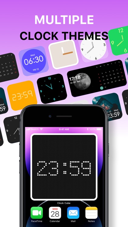 Nightstand Desk Clock & Widget