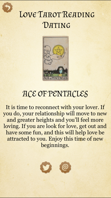 Love Tarot Card Reading Screenshot