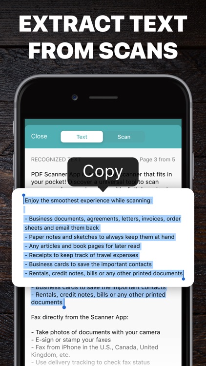 Scanner PDF – scan document
