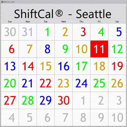 ShiftCal® for Seattle Fire