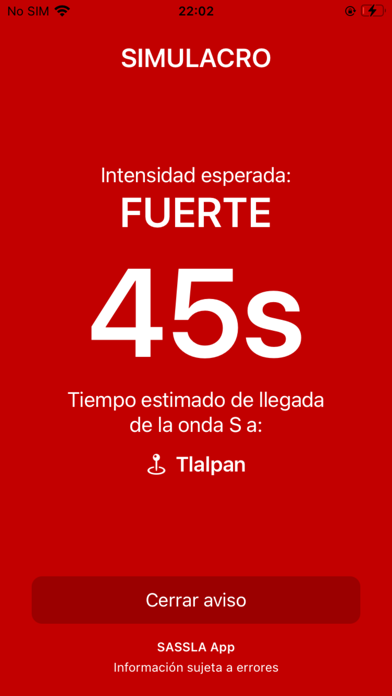 Alerta Sísmica México - SASSLA Screenshot