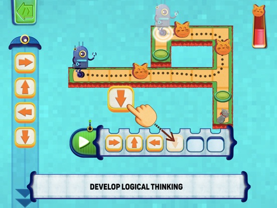 Code the Robot. Save the Cat iPad screenshot 3 - Education app