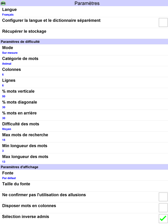 Screenshot #6 pour Mots Mélés Ultime +