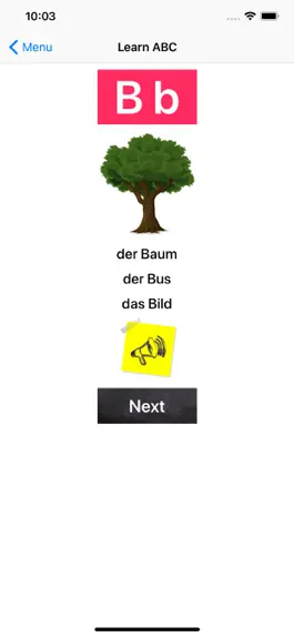 Game screenshot Learn German ABC, Der Die Das mod apk