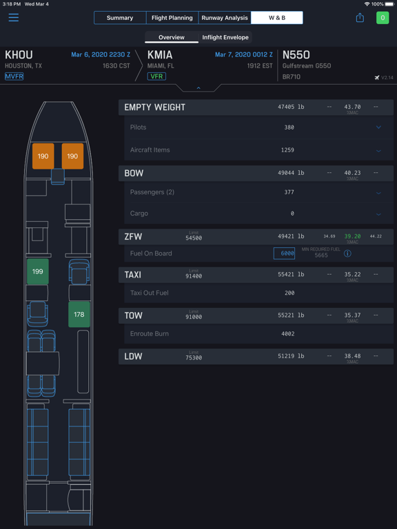 iPreFlight Genesis iPad screenshot