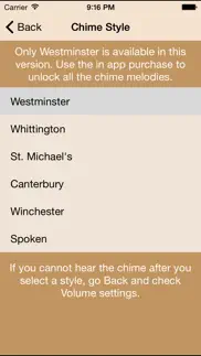 westminster chimes standard iphone screenshot 4