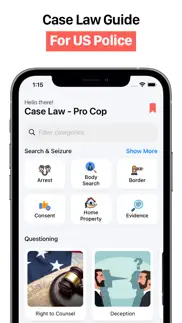 case law - pro cop iphone screenshot 1
