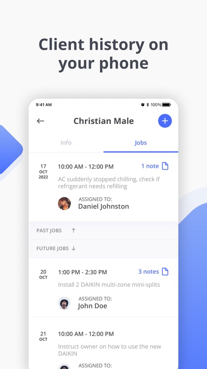 FieldVibe: Job scheduling app